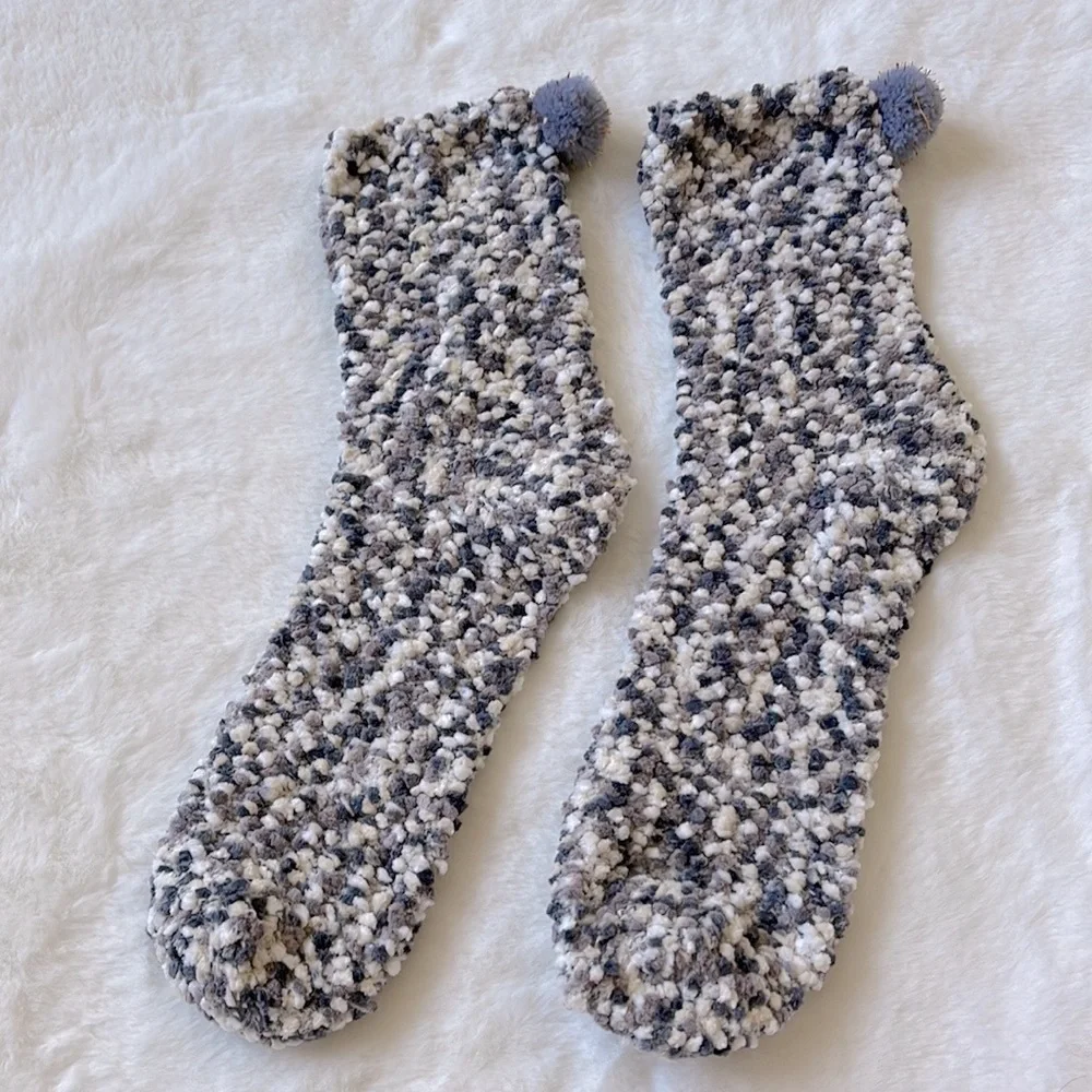 Socks with Pom Poms